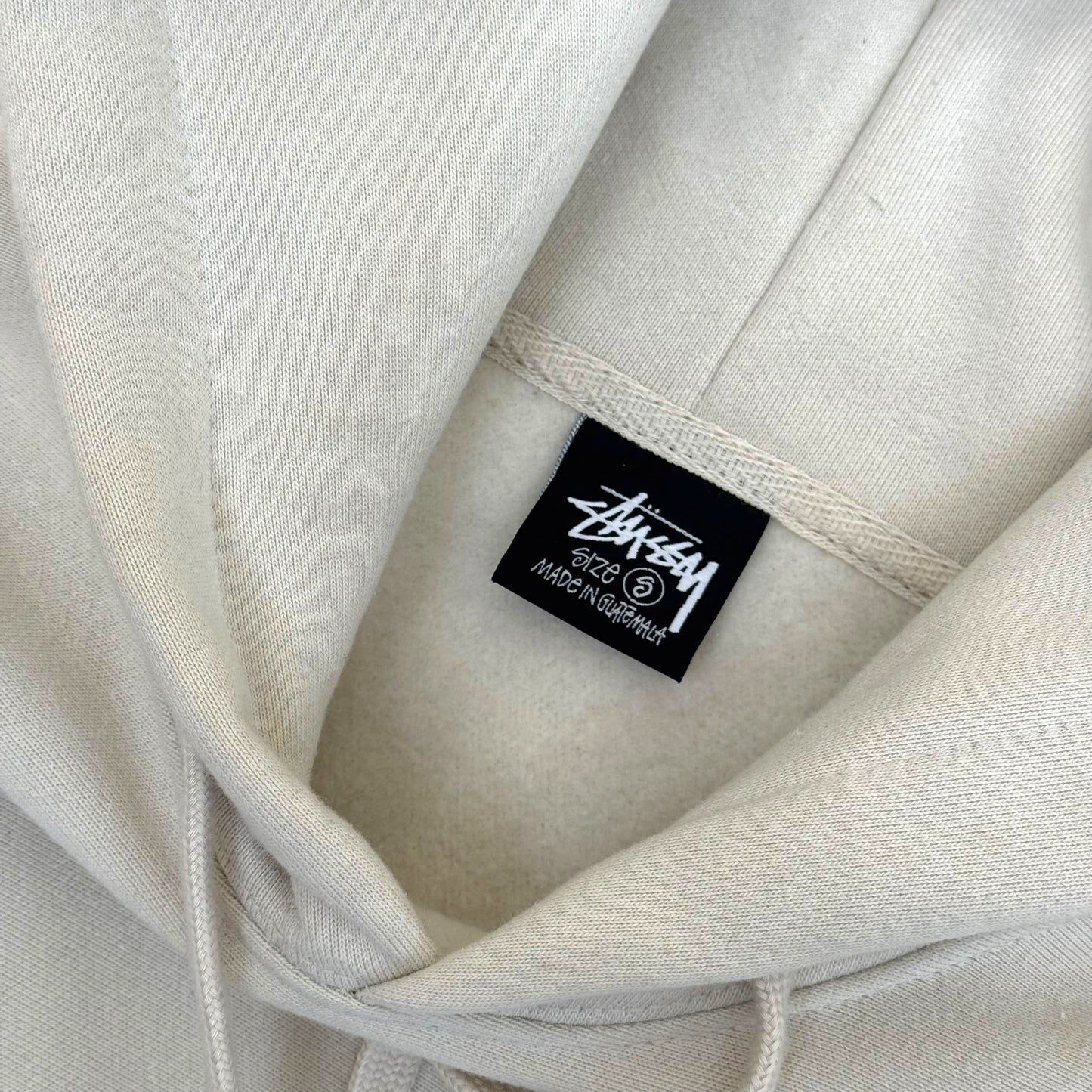 STÜSSY STOCK LOGO HOODIE ECRU S | Small, Ecru