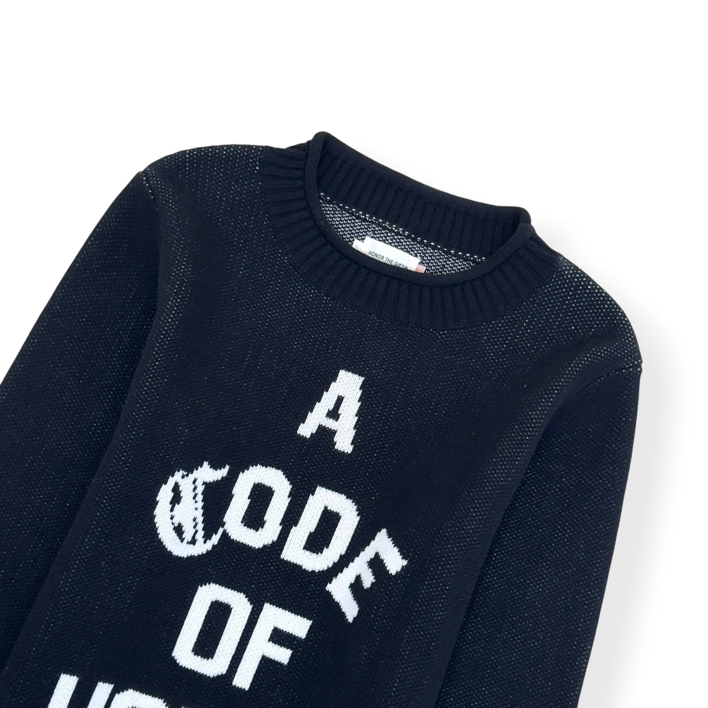 HONOR THE GIFT CODE OF HONOR SWEATER BLACK S | Small, Black