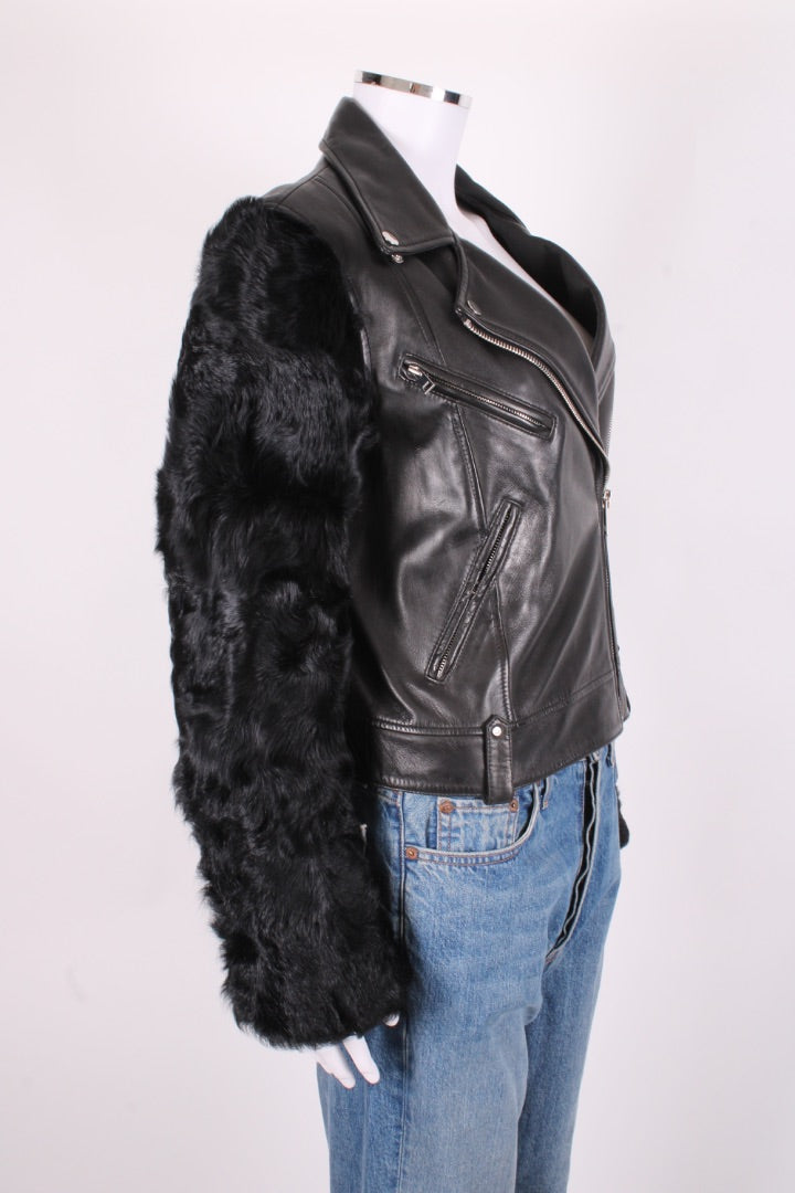 Claudie Pierlot Leather Jacket Black 12 | O/S, Black