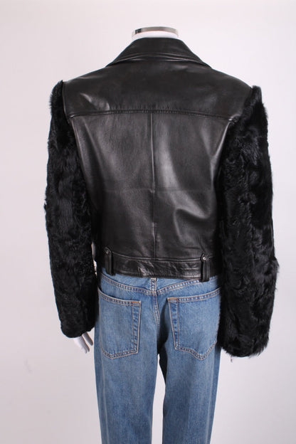 Claudie Pierlot Leather Jacket Black 12 | O/S, Black