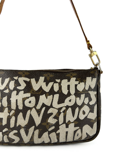 Vintage Louis Vuitton x Stephen Sprouse Graffiti Pochette Bag (2001) | O/S, Multicoloured