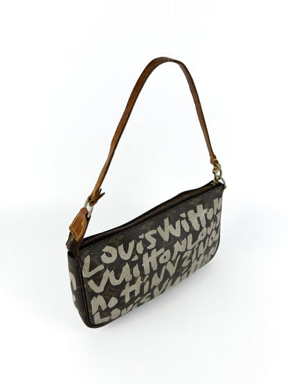 Vintage Louis Vuitton x Stephen Sprouse Graffiti Pochette Bag (2001) | O/S, Multicoloured