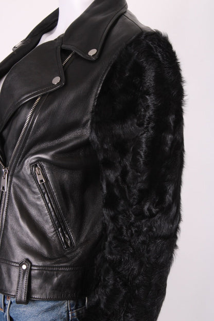 Claudie Pierlot Leather Jacket Black 12 | O/S, Black