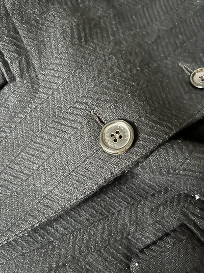 00s Prada Sport Wool Blazer in Black