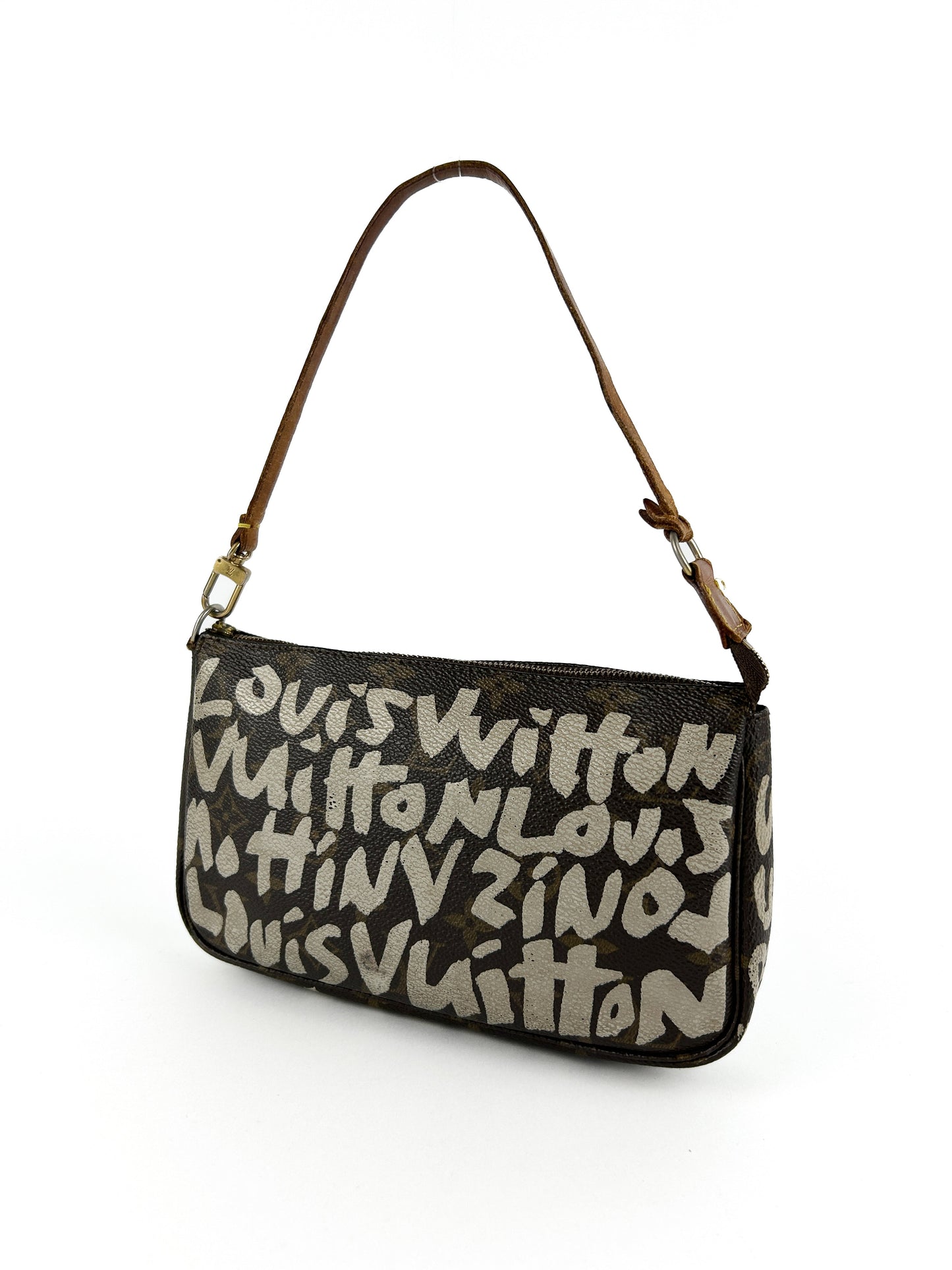 Vintage Louis Vuitton x Stephen Sprouse Graffiti Pochette Bag (2001) | O/S, Multicoloured