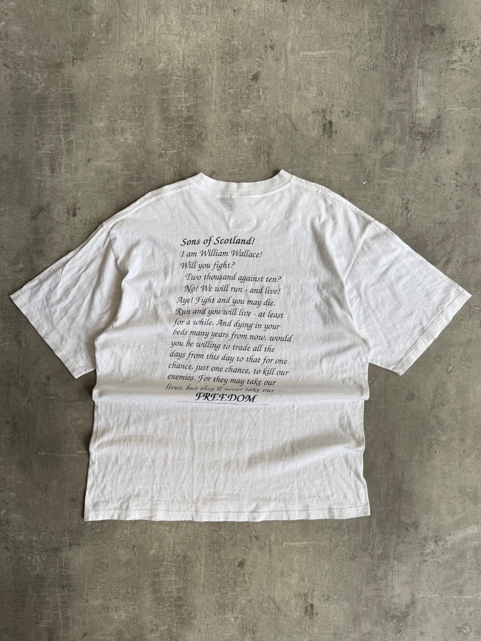 1995 Braveheart Move Promo - Freedom 'Sons of Scotland' Graphic Tee