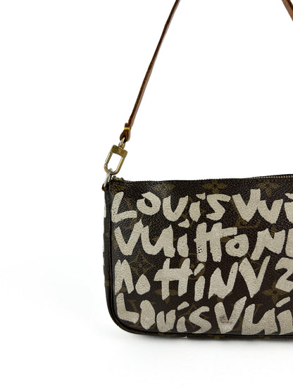 Vintage Louis Vuitton x Stephen Sprouse Graffiti Pochette Bag (2001) | O/S, Multicoloured