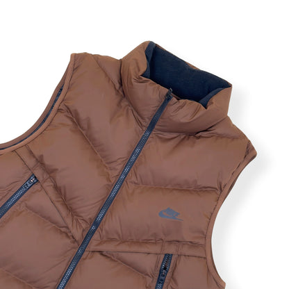 NIKE STORM-FIT WINDRUNNER PUFFER GILET BROWN M | Medium, Brown