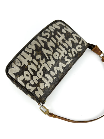 Vintage Louis Vuitton x Stephen Sprouse Graffiti Pochette Bag (2001) | O/S, Multicoloured