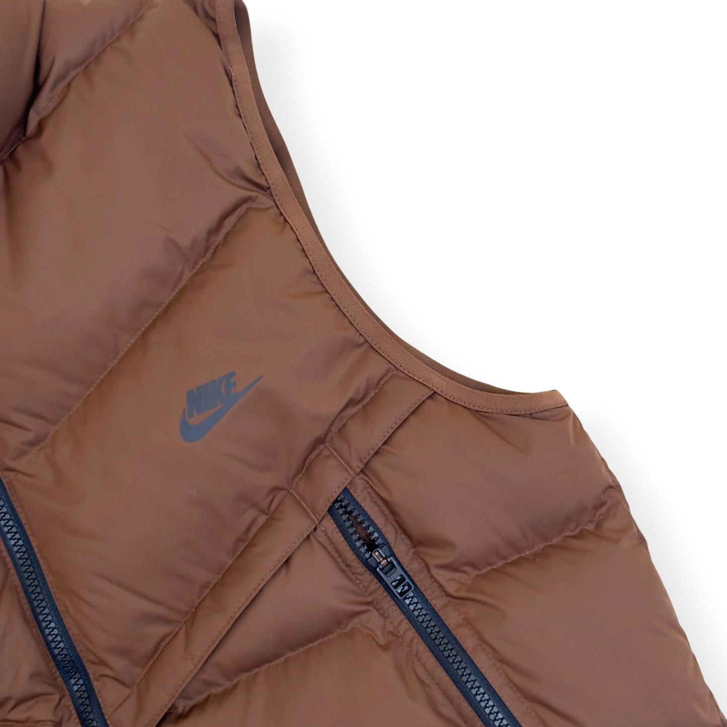NIKE STORM-FIT WINDRUNNER PUFFER GILET BROWN M | Medium, Brown