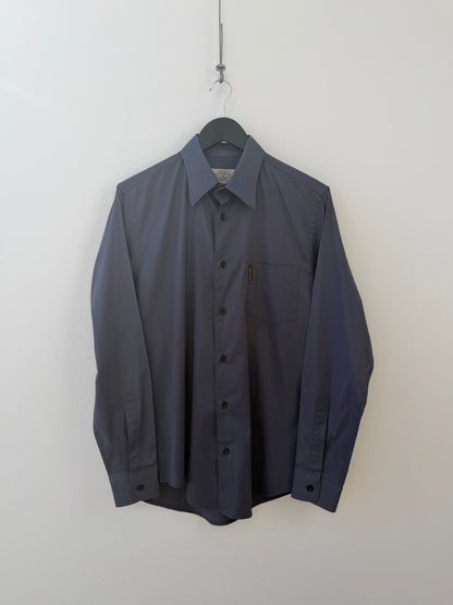 Armani Jeans 90s Formal Shirt | O/S, Navy Blue