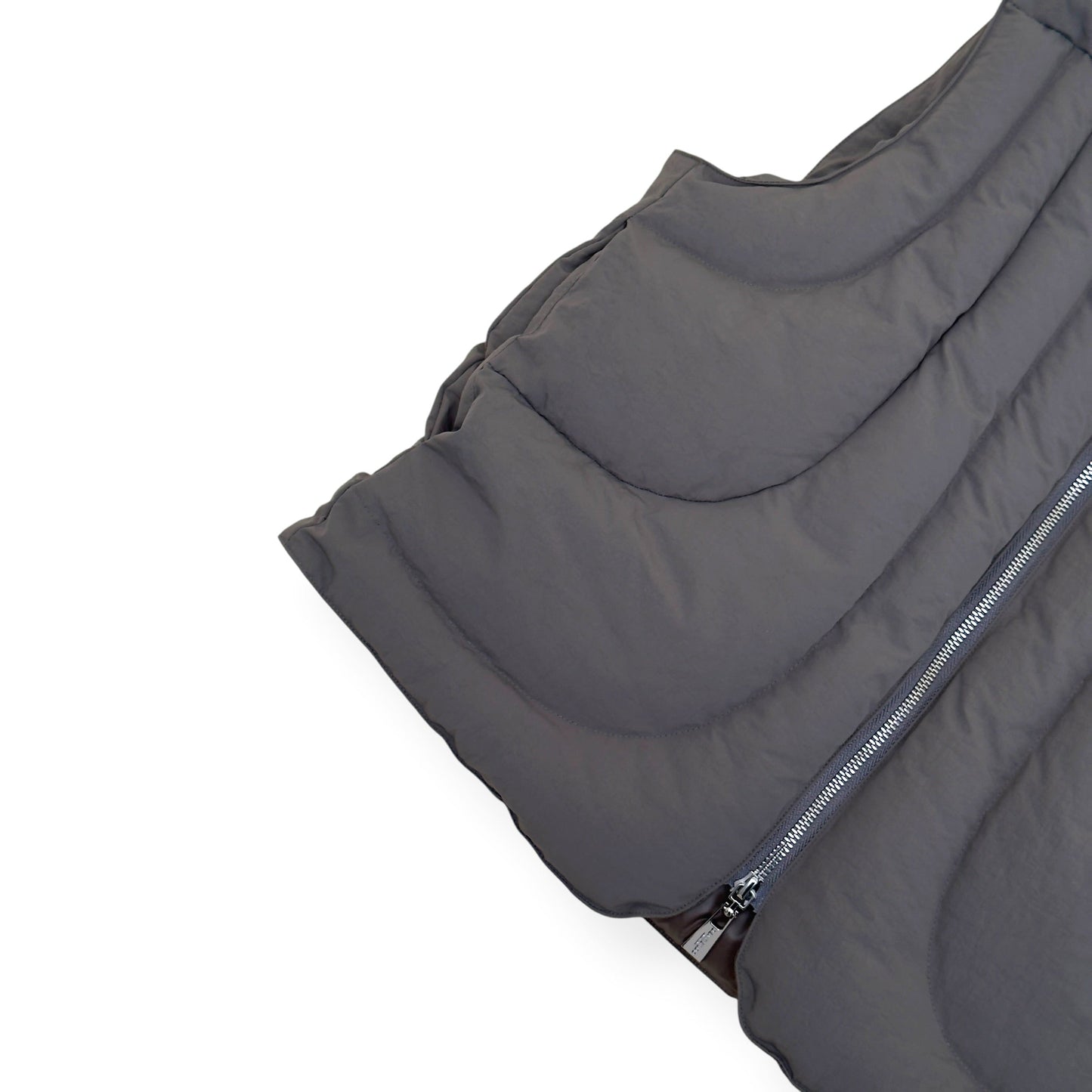 DI SANTI STUDIO PUFFER GILET GREY S | Small, Grey