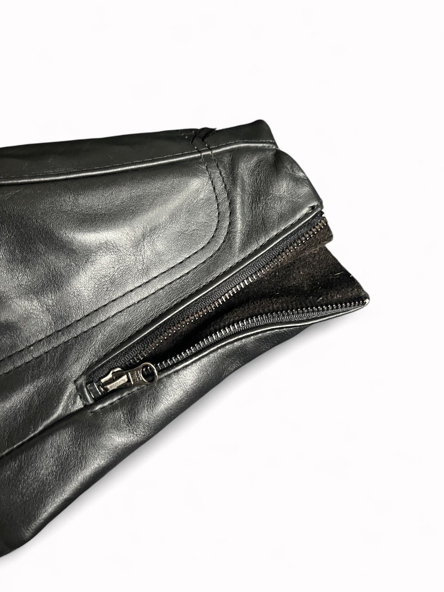 90s Vanson Heavyweight Leather Motorcycle Jacket