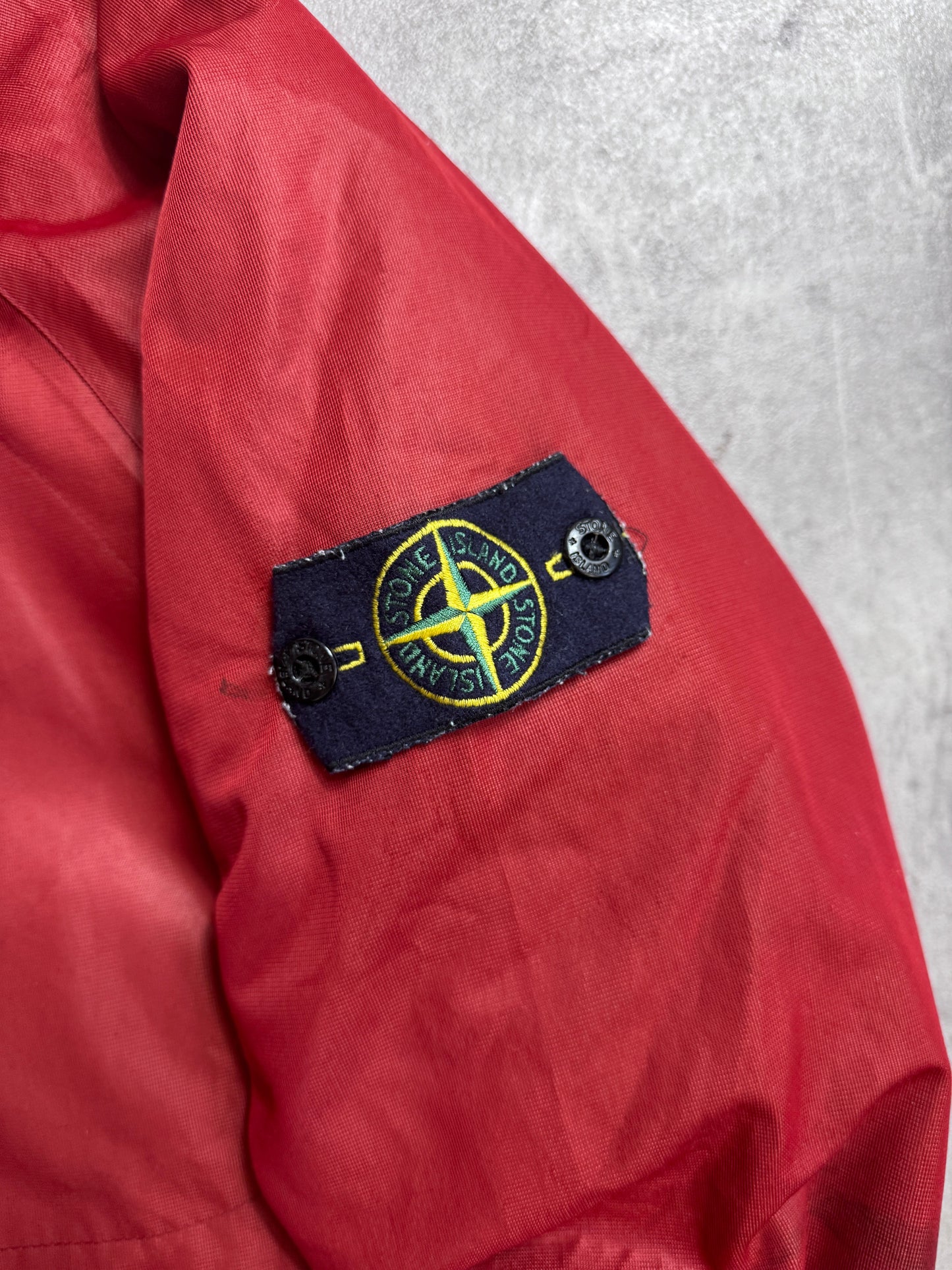 Stone Island A/W 2009 Red Nylon Membrana Tech Jacket
