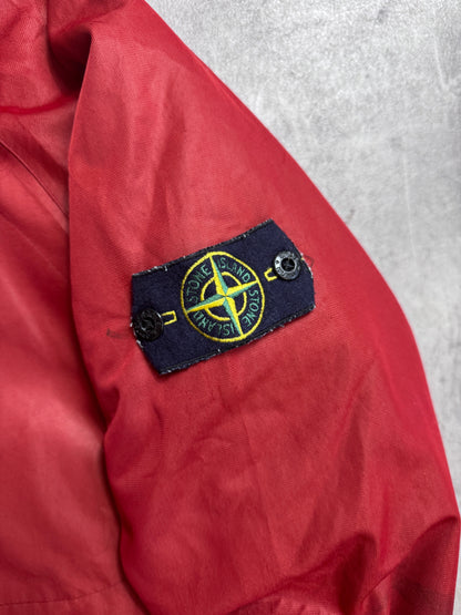 Stone Island A/W 2009 Red Nylon Membrana Tech Jacket