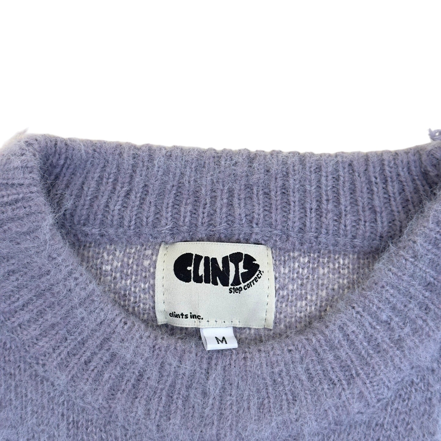 CLINTS KNITTED SWEATER LAVENDER M | Medium, Lavender