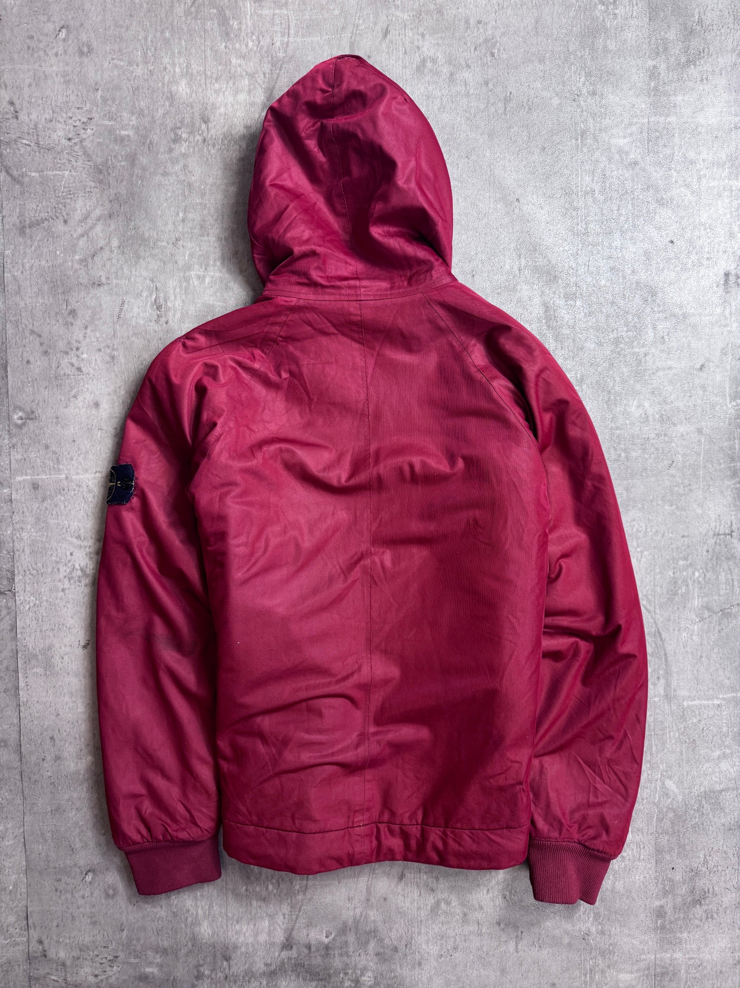Stone Island A/W 2009 Red Nylon Membrana Tech Jacket