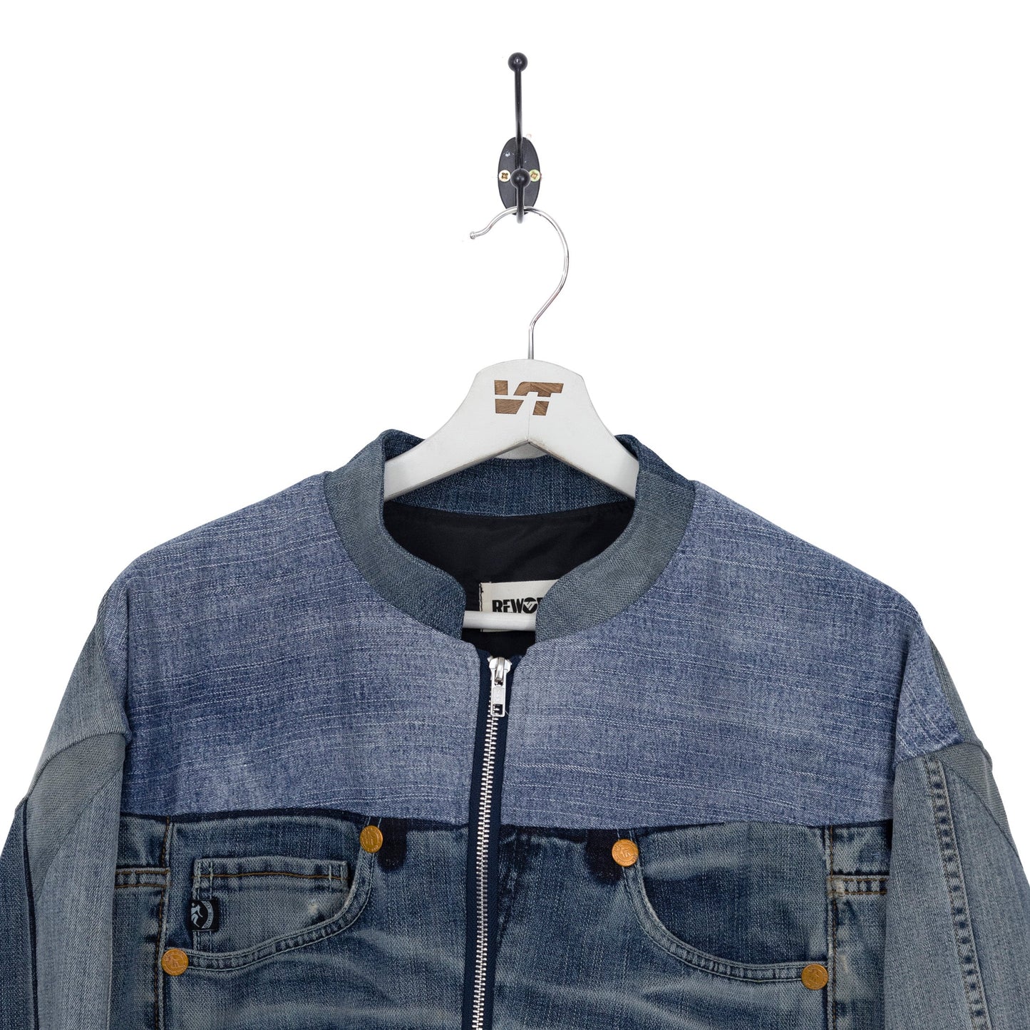 VT Rework: Jizo Bosatsu Embroidered Denim Jacket