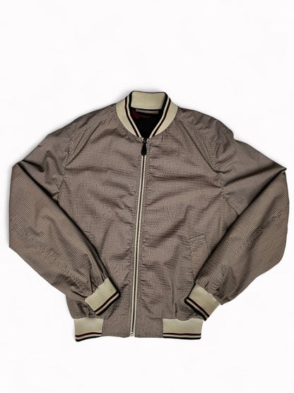 2008 Prada Mainline Check Bomber Jacket