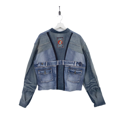 VT Rework: Jizo Bosatsu Embroidered Denim Jacket