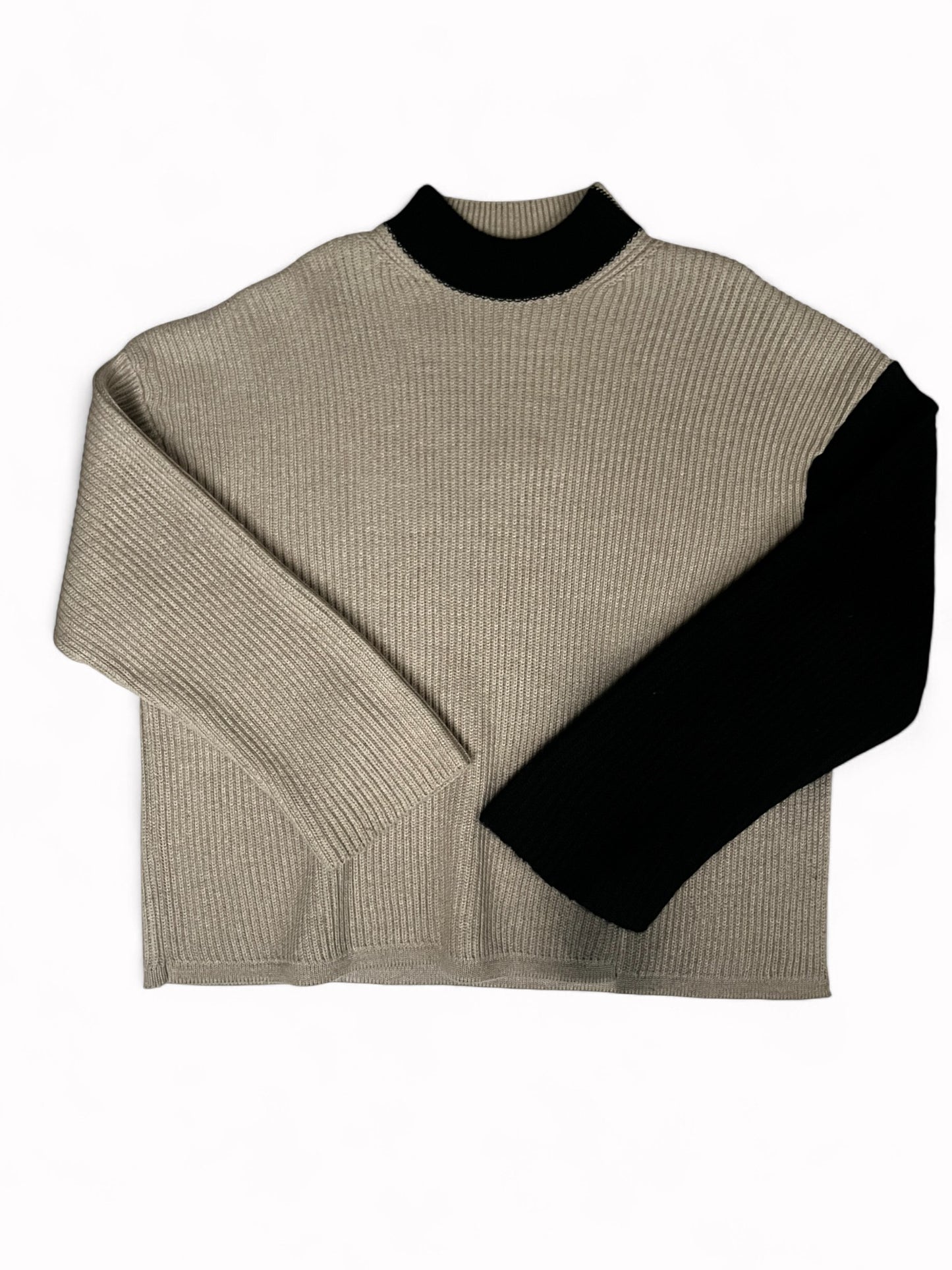 A-COLD-WALL Asymmetric Knitted Mock Neck Jumper