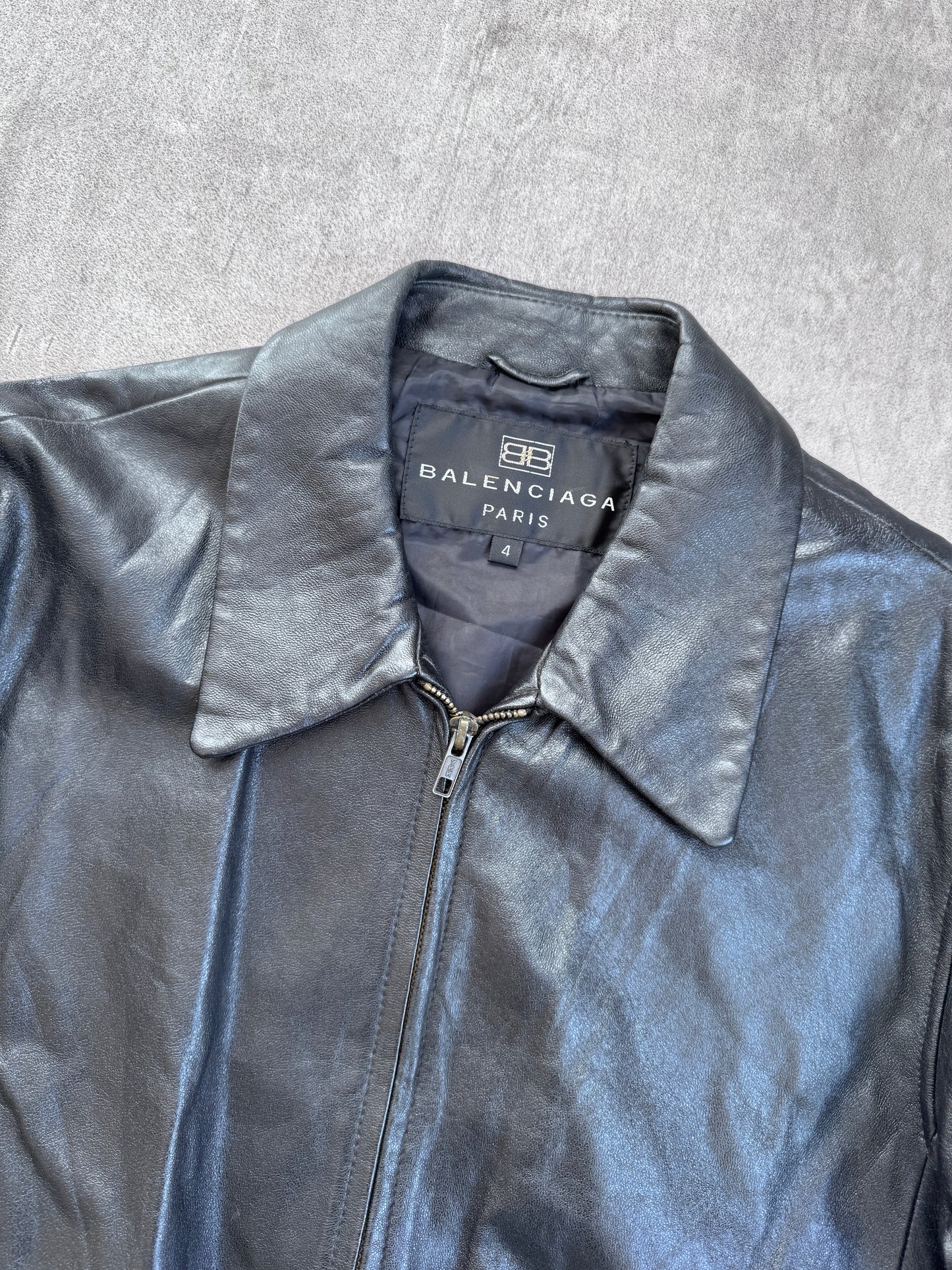 Balenciaga Paris Classic Leather Jacket