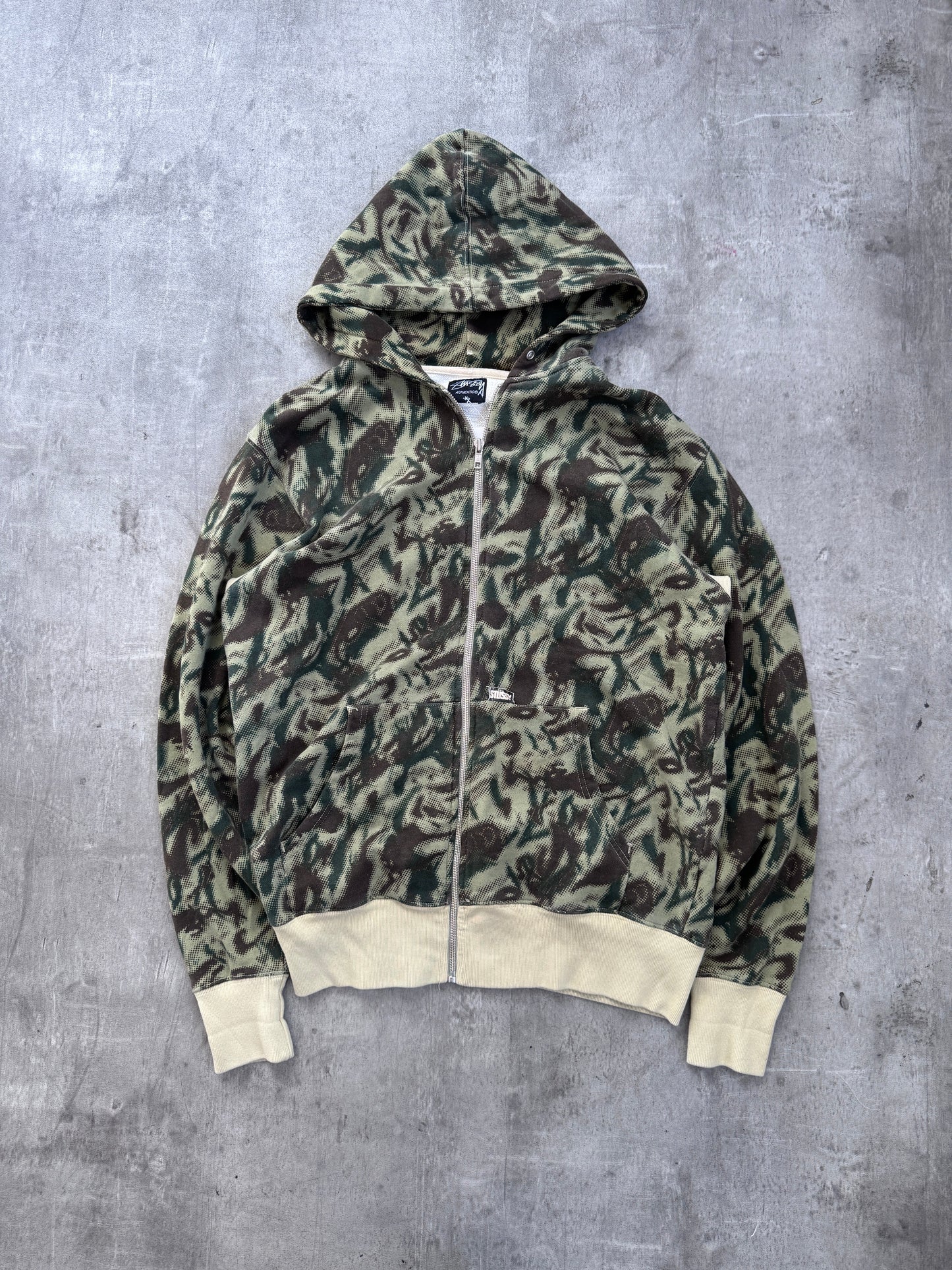 Stussy 90s Camo Hooded Sweater