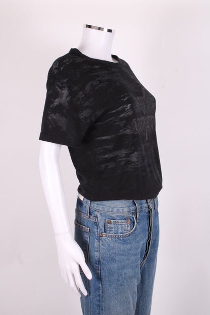 Saint Laurent Lightning Bolt Logo T-shirt Black S | Small, Black