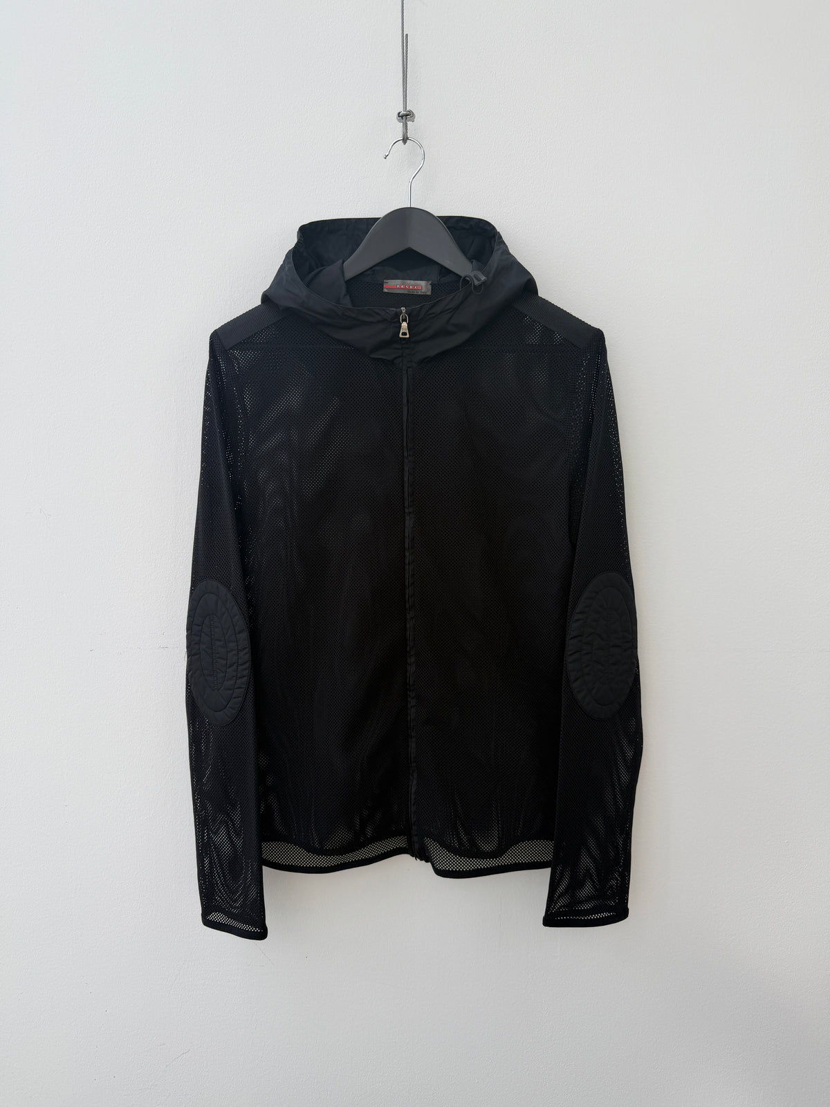 Prada Sport Spring Summer 2000 Mesh Jacket | O/S, Black
