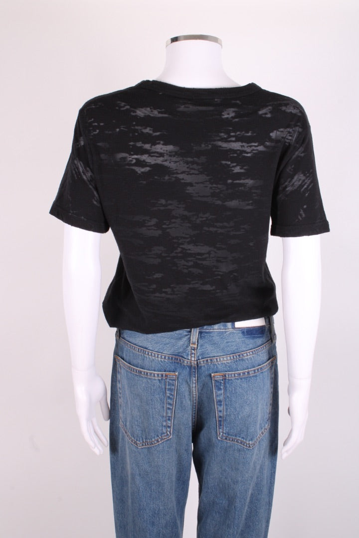 Saint Laurent Lightning Bolt Logo T-shirt Black S | Small, Black