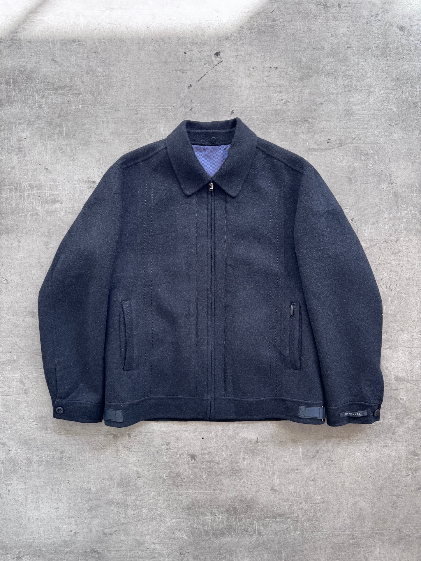 1990's Pierre Balmain Buckled Wool Blouson | Medium, Multicoloured