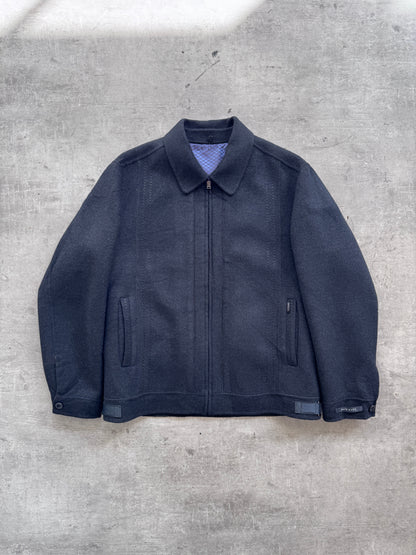 1990's Pierre Balmain Buckled Wool Blouson | Medium, Multicoloured