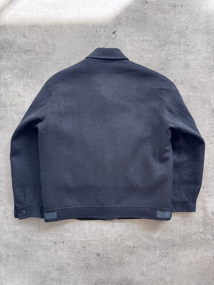 1990's Pierre Balmain Buckled Wool Blouson | Medium, Multicoloured