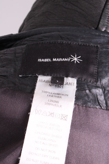 Isabel Marant Leather Jacket Black S | Small, Black