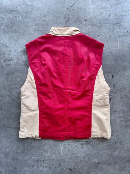 1990's Balenciaga Golf Colourblock Quilted Vest | Medium, Multicoloured