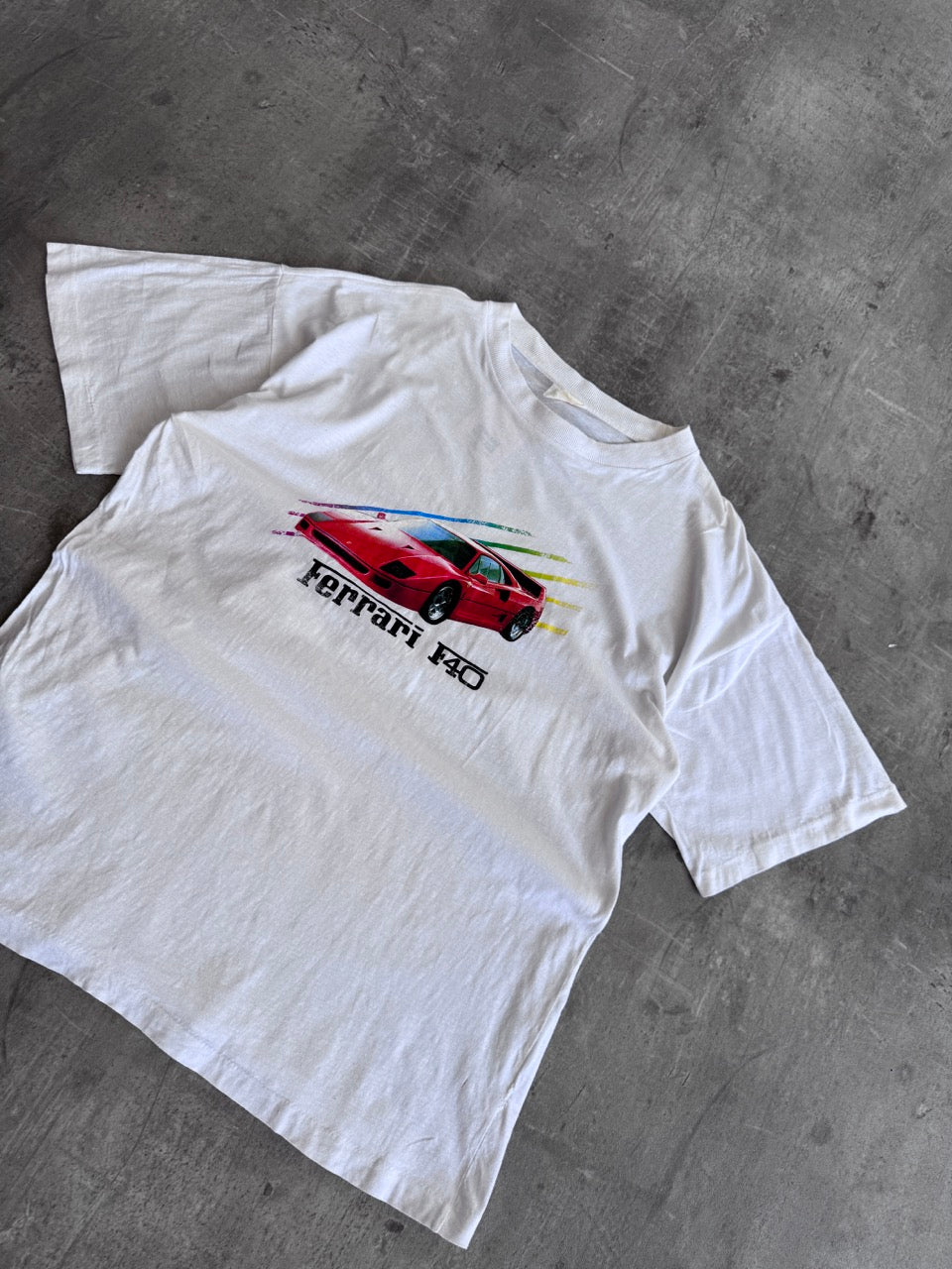 Rare Ferrari F40 Single Stitch Graphic Tee