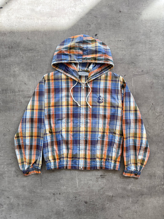 Burberry Japan Madras Plaid Hooden Blouson | Medium, Multicoloured