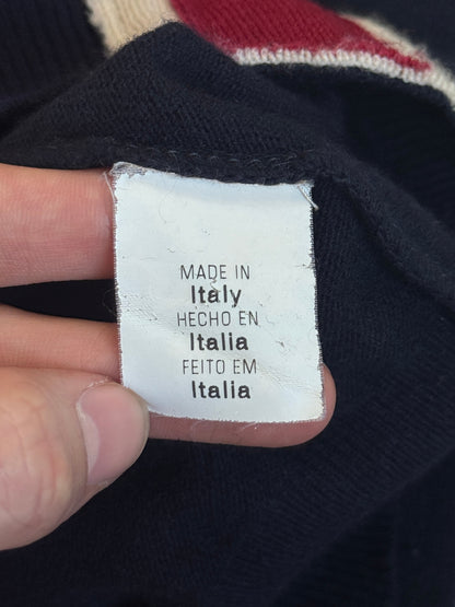 2000's Moschino Jeans Union Jack Knitted Wool Sweater