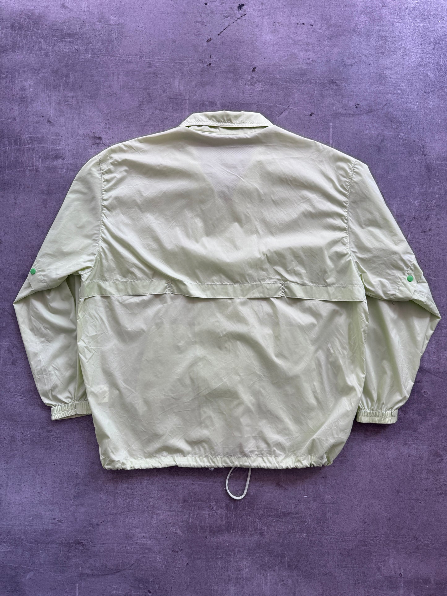 1990's Balenciaga Golf Modular Windbreaker Jacket | Large, Light Green