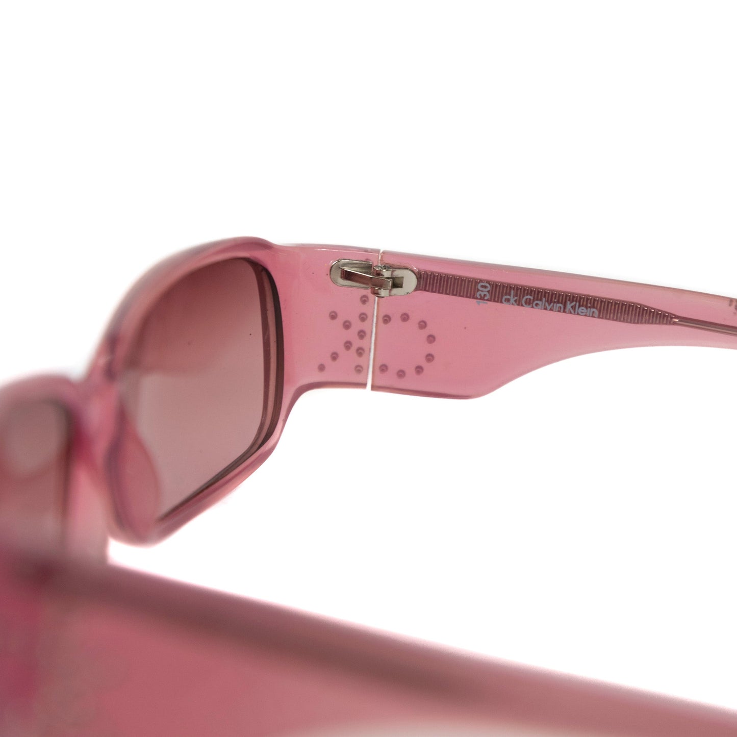 Calvin Klein Transparent Pink Sunglasses