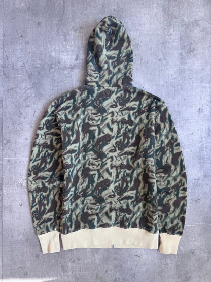Stussy 90s Camo Hooded Sweater