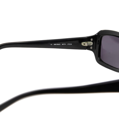 Max Mara Rectangle Frame Black Sunglasses