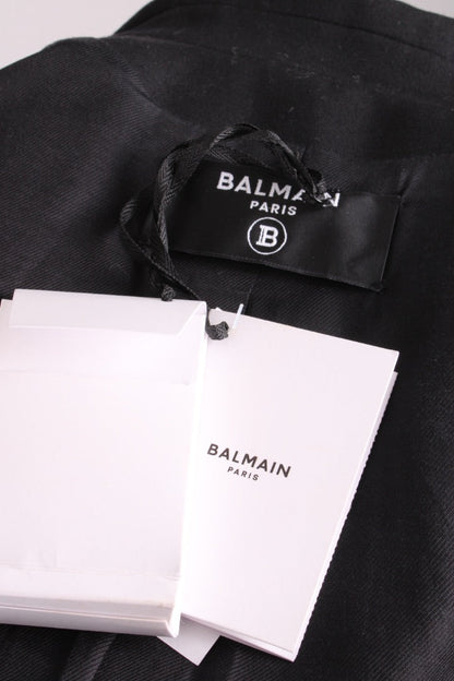 Balmain Silver Button Blazer Black 8 | Small, Multicoloured