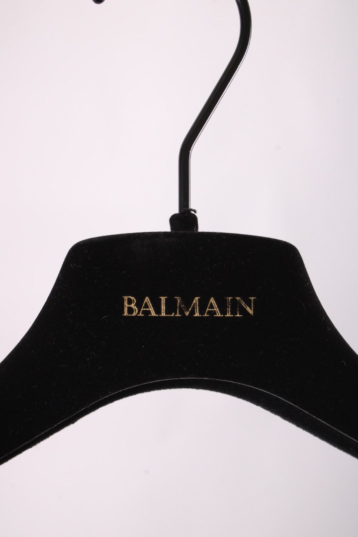 Balmain Silver Button Blazer Black 8 | Small, Multicoloured