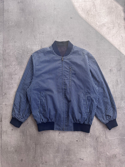 1990's Balenciaga Reversible Stripe Bomber | Medium, Multicoloured