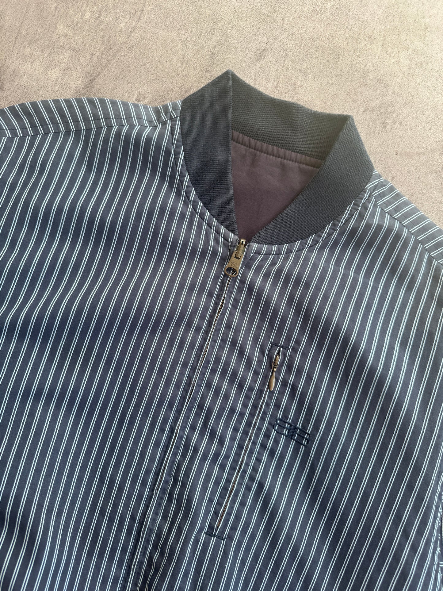 1990's Balenciaga Reversible Stripe Bomber | Medium, Multicoloured