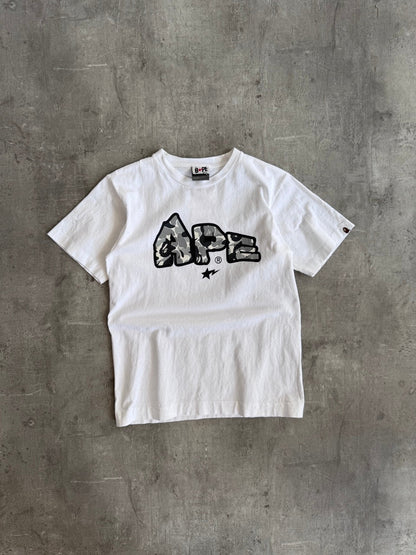 90s Bape Sta Camo Single Stitch Graphic Tee