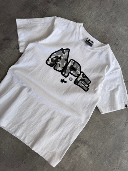 90s Bape Sta Camo Single Stitch Graphic Tee