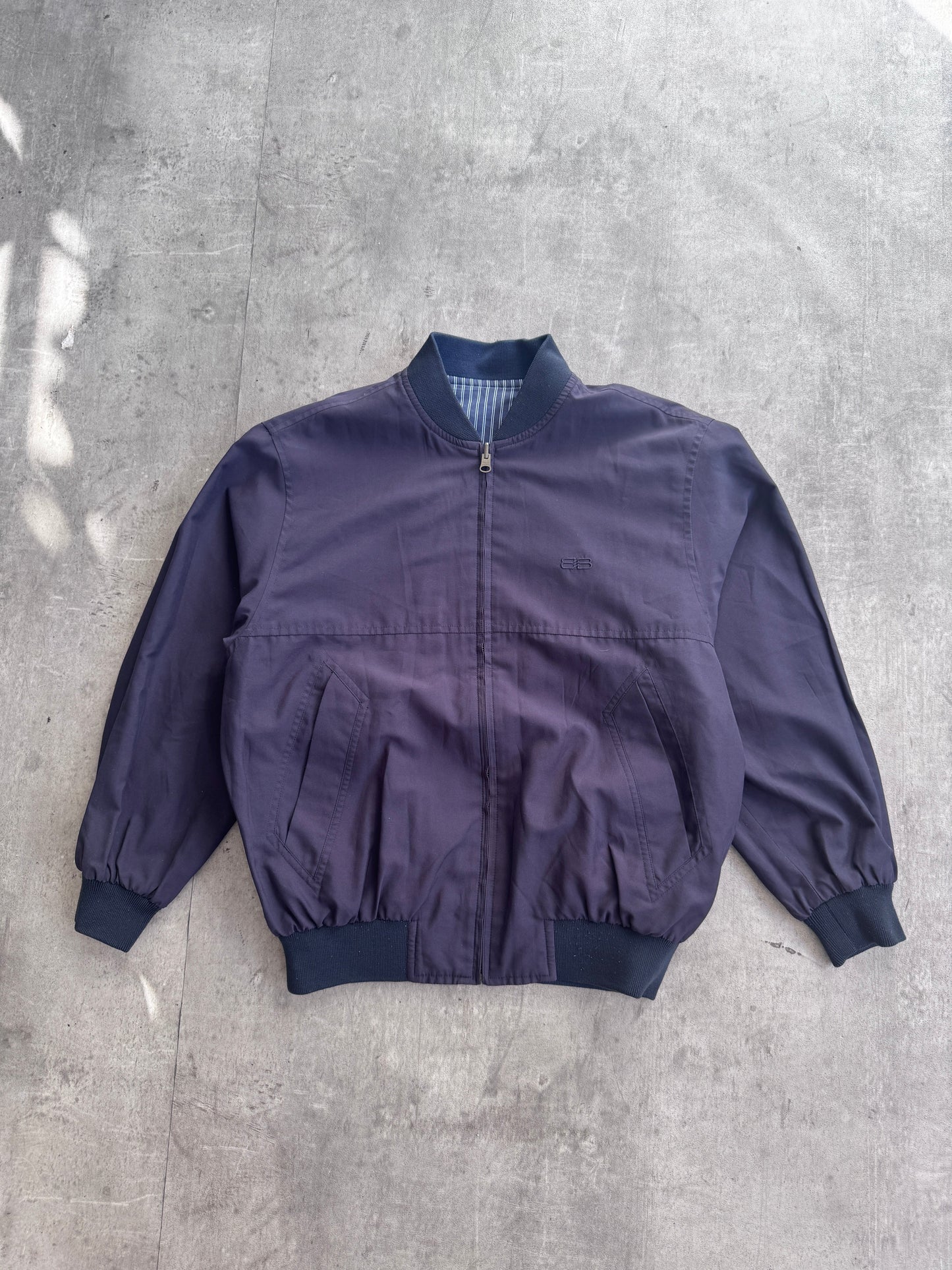 1990's Balenciaga Reversible Stripe Bomber | Medium, Multicoloured