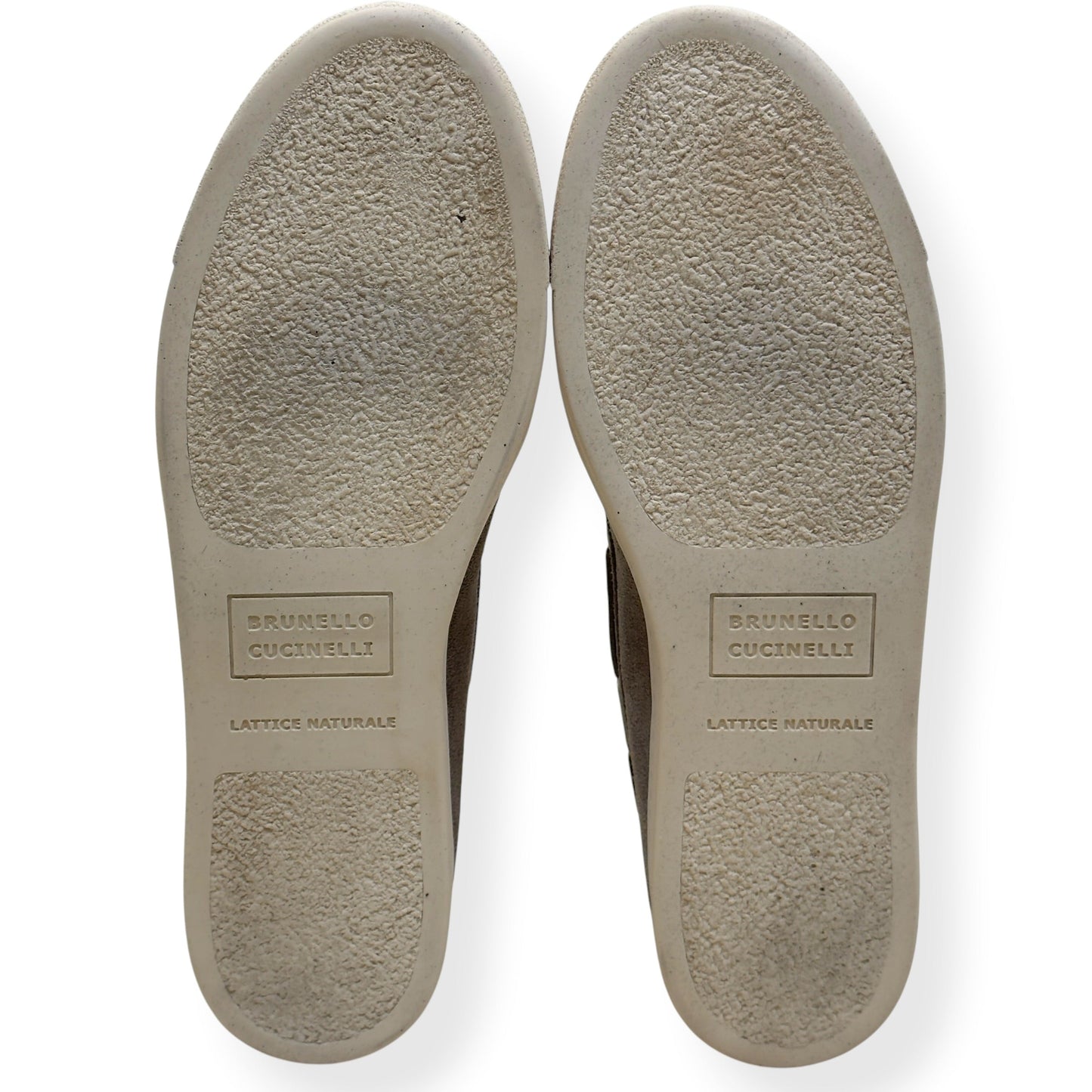 BRUNELLO CUCINELLI SUEDE TASSEL LOAFER SNEAKER TAUPE 45 / UK11 | UK 11, Taupe